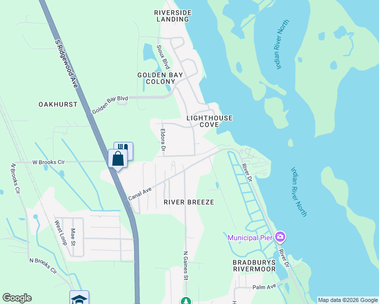 map of restaurants, bars, coffee shops, grocery stores, and more near 294 Water Landing Drive in Oak Hill