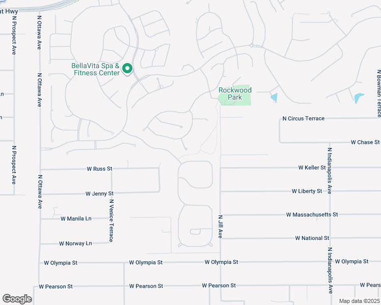 map of restaurants, bars, coffee shops, grocery stores, and more near 1267 North Rockwood Point in Hernando
