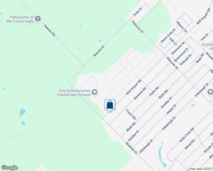 map of restaurants, bars, coffee shops, grocery stores, and more near 328 Brushy Creek in Victoria