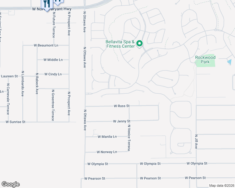 map of restaurants, bars, coffee shops, grocery stores, and more near 1650 West Laurel Glen Path in Hernando