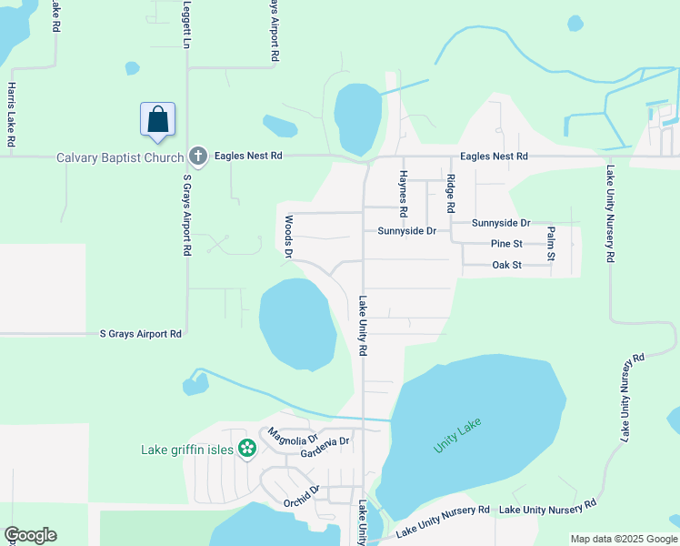 map of restaurants, bars, coffee shops, grocery stores, and more near 4140 Idlewild Drive in Fruitland Park