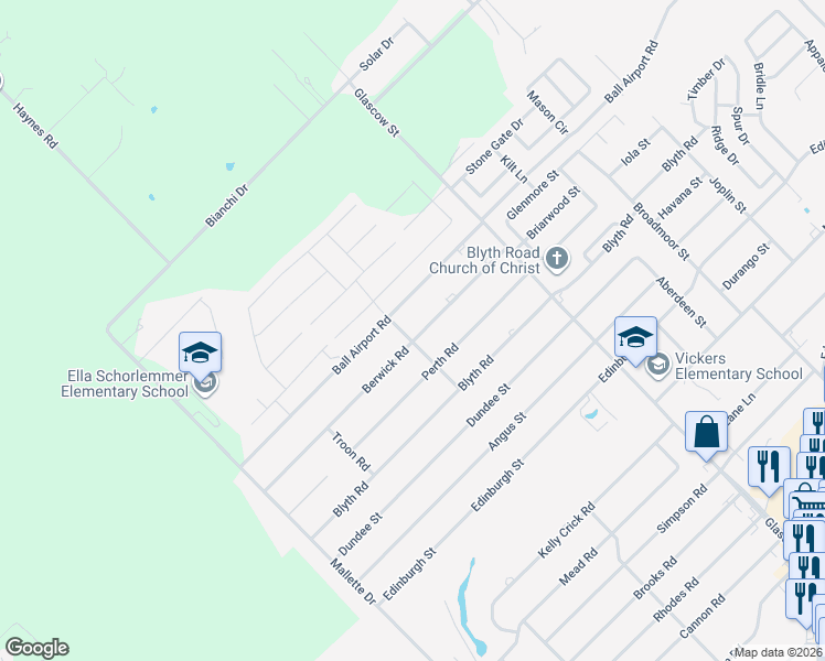 map of restaurants, bars, coffee shops, grocery stores, and more near 502 Berwick Road in Victoria