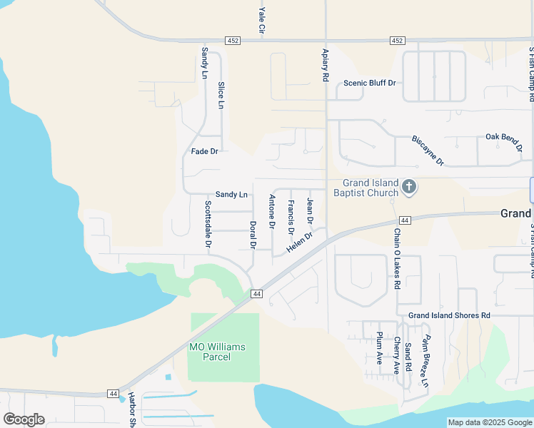 map of restaurants, bars, coffee shops, grocery stores, and more near 36610 Doral Drive in Grand Island