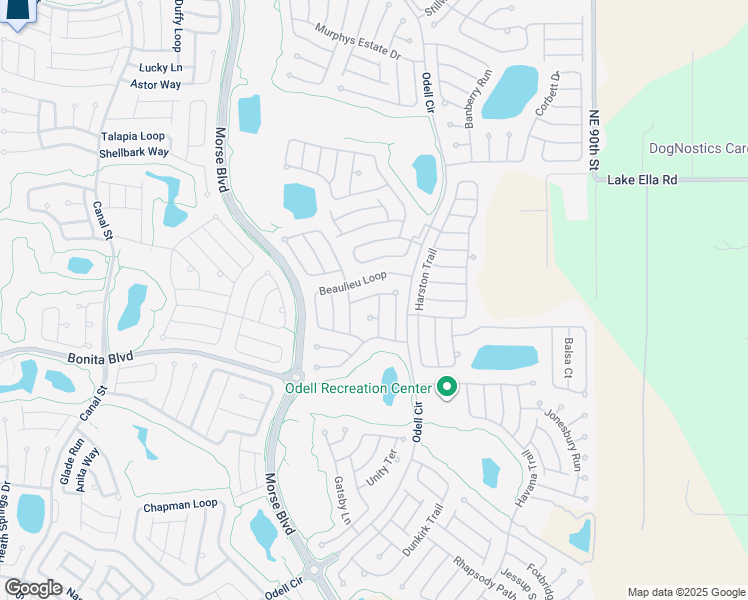map of restaurants, bars, coffee shops, grocery stores, and more near 2086 Jem Path in The Villages