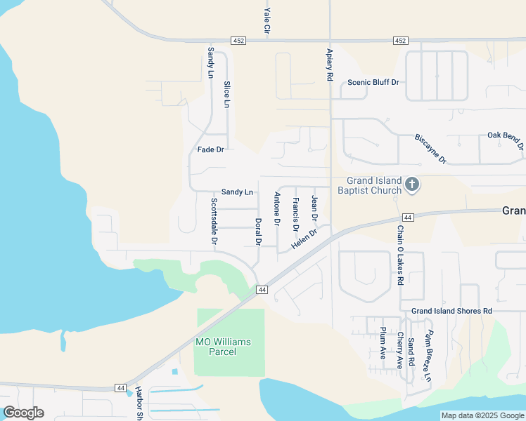 map of restaurants, bars, coffee shops, grocery stores, and more near 36610 Doral Drive in Grand Island