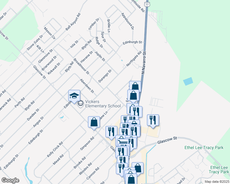 map of restaurants, bars, coffee shops, grocery stores, and more near 902 Bellevue Street in Victoria