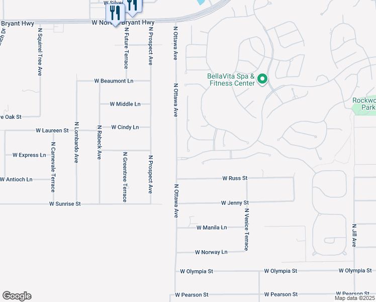 map of restaurants, bars, coffee shops, grocery stores, and more near 1330 North Bellamy Point in Hernando