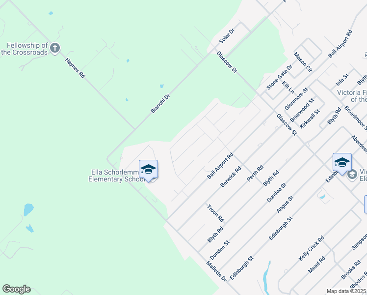 map of restaurants, bars, coffee shops, grocery stores, and more near 328 Brushy Creek in Victoria
