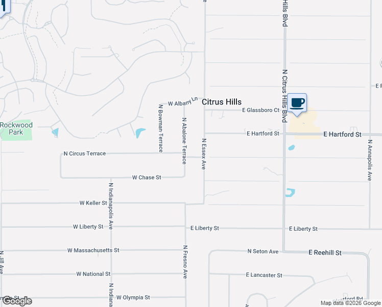 map of restaurants, bars, coffee shops, grocery stores, and more near 30 West Ipswich Lane in Hernando