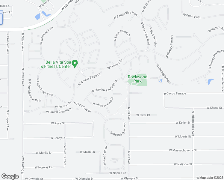 map of restaurants, bars, coffee shops, grocery stores, and more near 1391 North Whisperwood Drive in Hernando