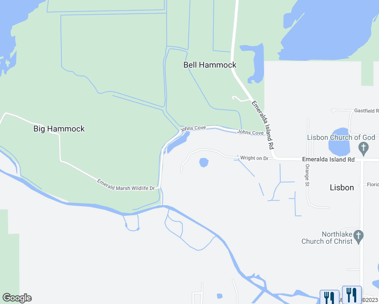 map of restaurants, bars, coffee shops, grocery stores, and more near 9713 Wright on Drive in Leesburg