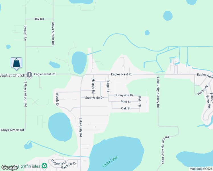 map of restaurants, bars, coffee shops, grocery stores, and more near 36851 Ridge Road in Fruitland Park