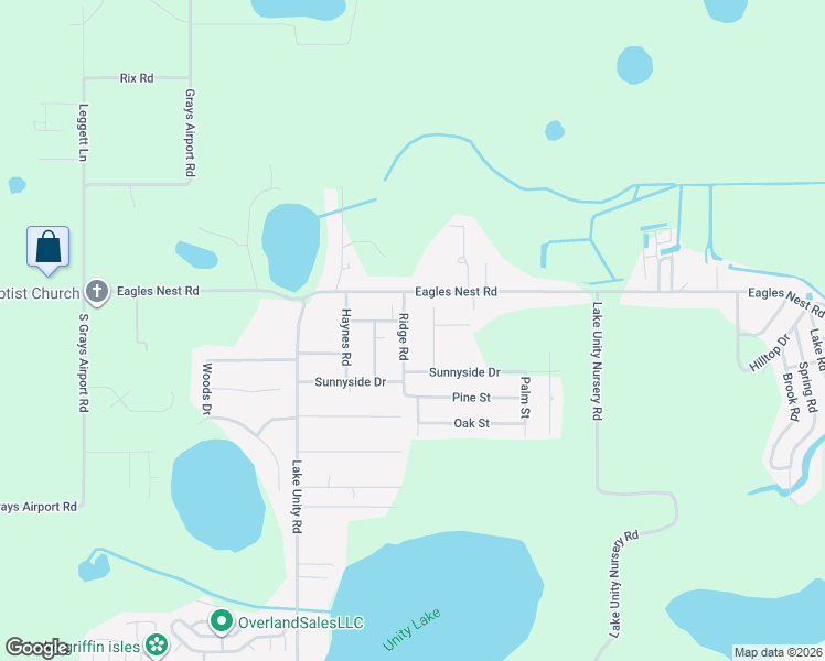 map of restaurants, bars, coffee shops, grocery stores, and more near 36851 Ridge Road in Fruitland Park