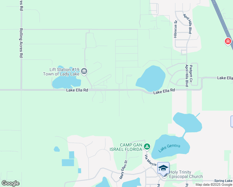 map of restaurants, bars, coffee shops, grocery stores, and more near 36945 Taylor Mill Road in Fruitland Park