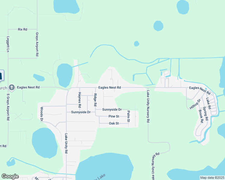 map of restaurants, bars, coffee shops, grocery stores, and more near 4624 Eagles Nest Road in Fruitland Park