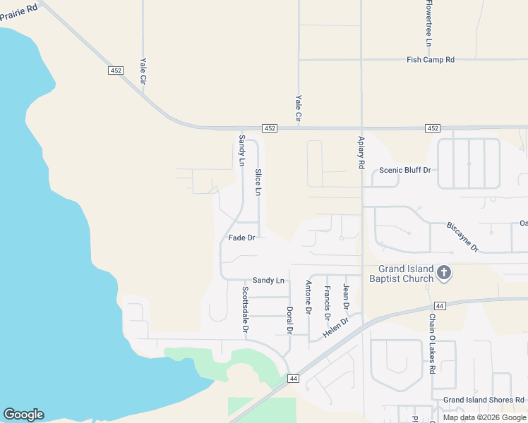 map of restaurants, bars, coffee shops, grocery stores, and more near 36932 Slice Lane in Grand Island