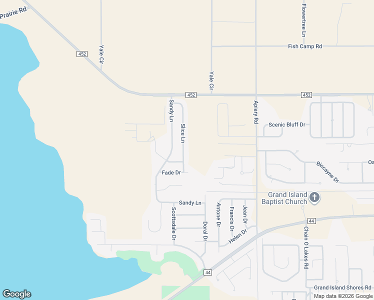 map of restaurants, bars, coffee shops, grocery stores, and more near 36932 Slice Lane in Grand Island