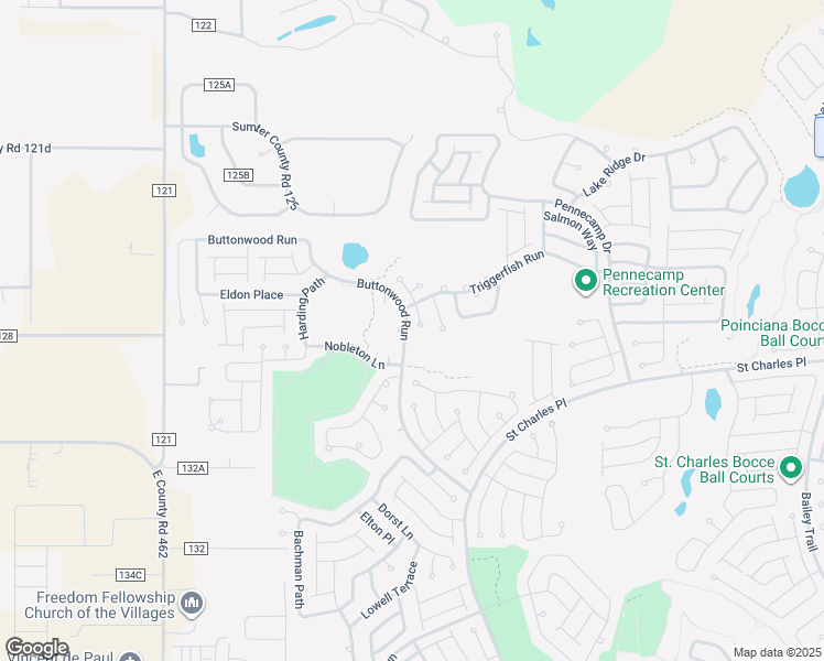 map of restaurants, bars, coffee shops, grocery stores, and more near 1888 Claverton Street in The Villages