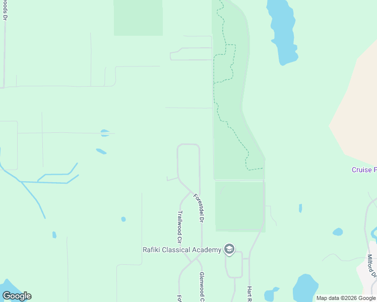 map of restaurants, bars, coffee shops, grocery stores, and more near 37100 Forestdel Drive in Eustis