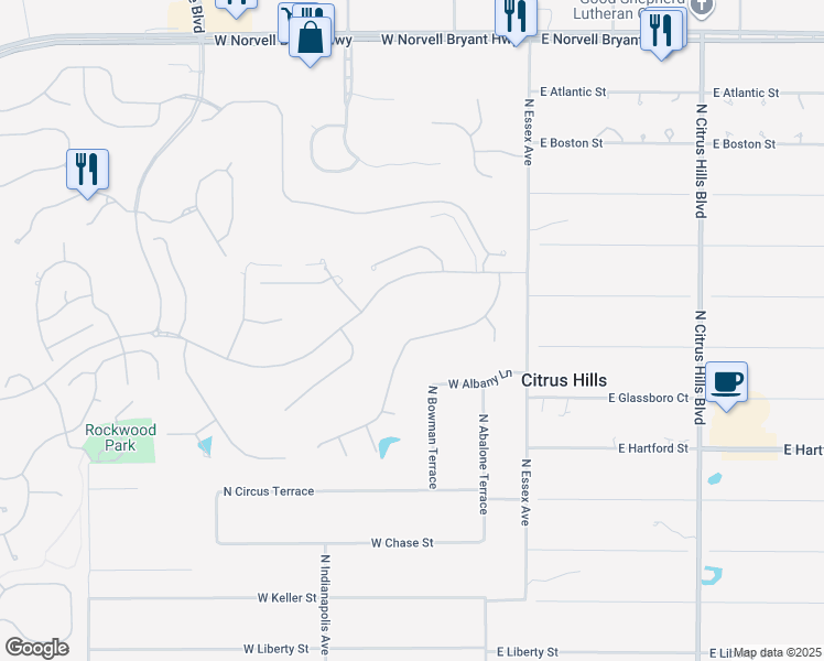map of restaurants, bars, coffee shops, grocery stores, and more near 203 West Mickey Mantle Path in Hernando
