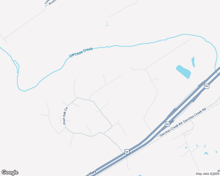 map of restaurants, bars, coffee shops, grocery stores, and more near 233 Post Oak Bend in Victoria