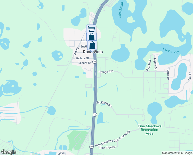 map of restaurants, bars, coffee shops, grocery stores, and more near 37232 New York Avenue in Umatilla