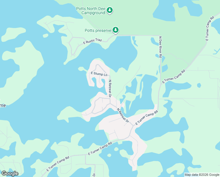 map of restaurants, bars, coffee shops, grocery stores, and more near 1980 North Retreat Drive in Inverness
