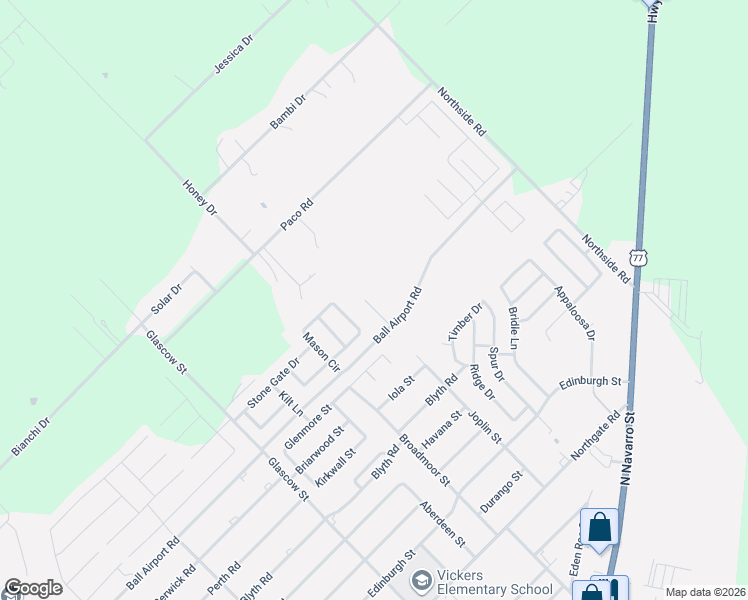 map of restaurants, bars, coffee shops, grocery stores, and more near 613 Mason Circle in Victoria