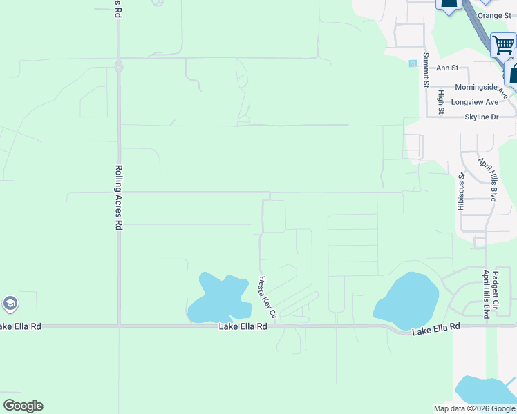 map of restaurants, bars, coffee shops, grocery stores, and more near 1082 Sugar Loaf Key Loop in Lady Lake