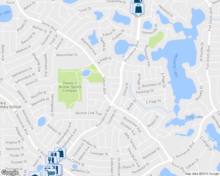 map of restaurants, bars, coffee shops, grocery stores, and more near 1058 Wakefield Circle in Deltona