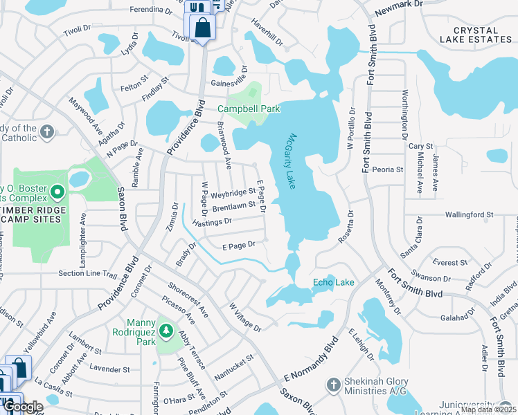 map of restaurants, bars, coffee shops, grocery stores, and more near 1699 Brentlawn Street in Deltona