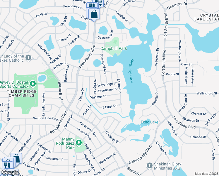 map of restaurants, bars, coffee shops, grocery stores, and more near 1639 Weybridge Street in Deltona