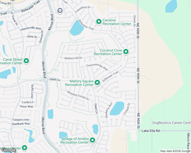 map of restaurants, bars, coffee shops, grocery stores, and more near 461 Troy Loop in The Villages