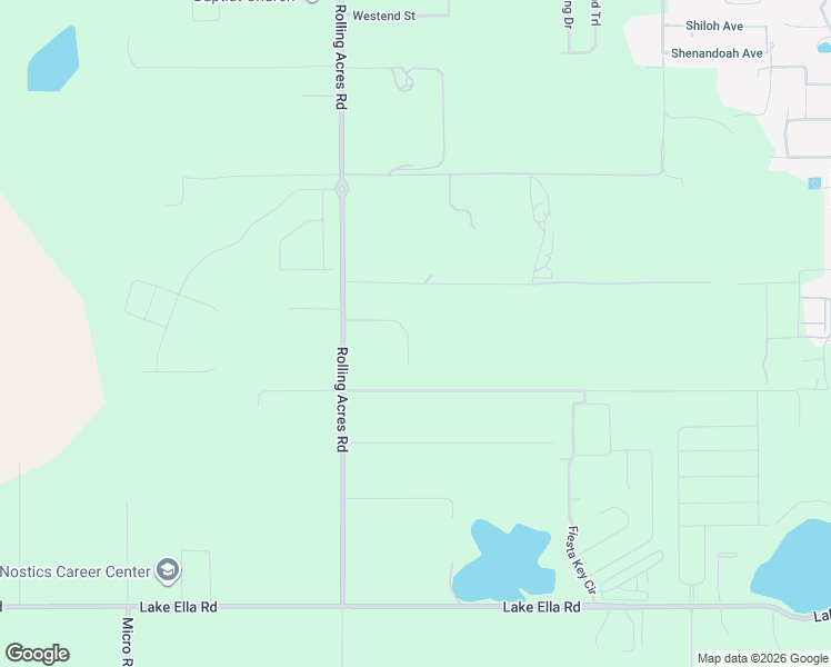 map of restaurants, bars, coffee shops, grocery stores, and more near 1023 Urico Road in Lady Lake