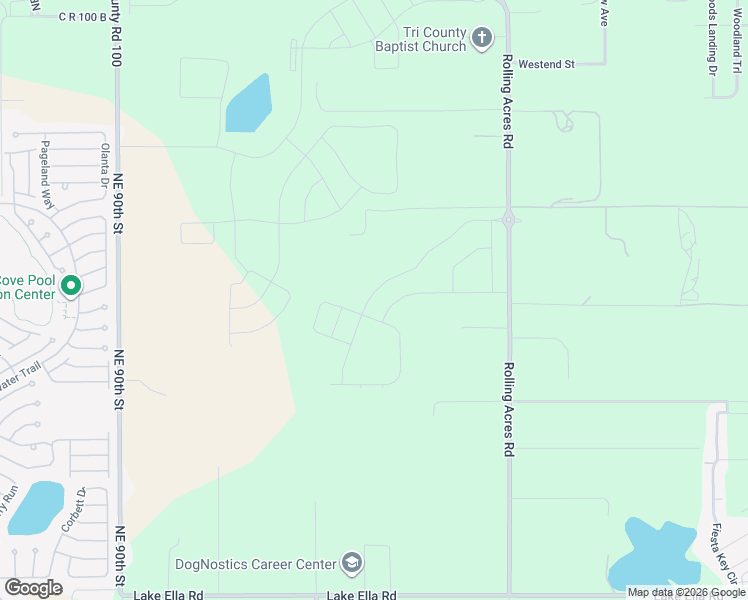map of restaurants, bars, coffee shops, grocery stores, and more near 851 Sunshower Drive in Lady Lake