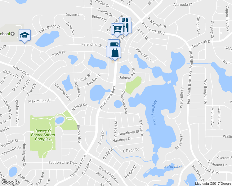 map of restaurants, bars, coffee shops, grocery stores, and more near 1630 Foothill Terrace in Deltona