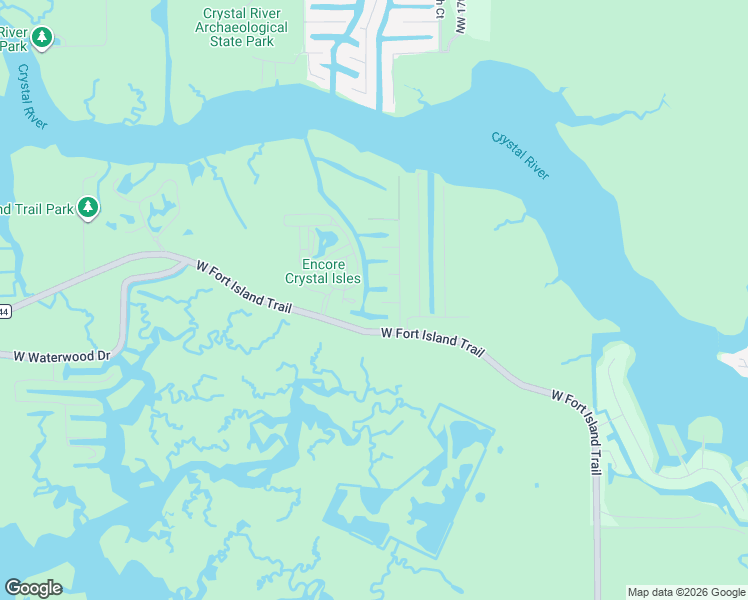 map of restaurants, bars, coffee shops, grocery stores, and more near 11304 Coral Court West in Crystal River