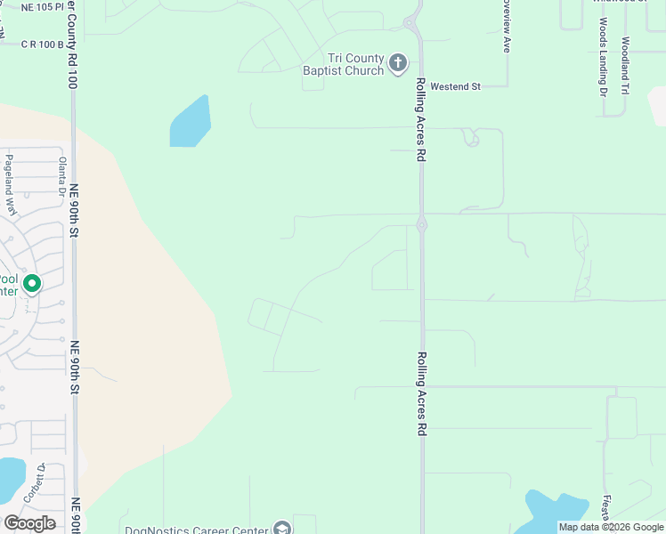 map of restaurants, bars, coffee shops, grocery stores, and more near 37651 Rolling Acres Road in Lady Lake
