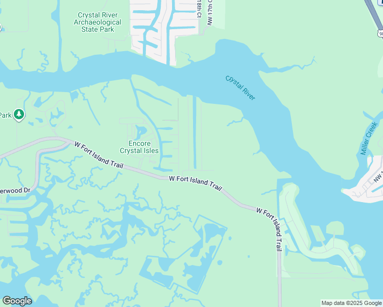 map of restaurants, bars, coffee shops, grocery stores, and more near 2700 North Regatta Point in Crystal River