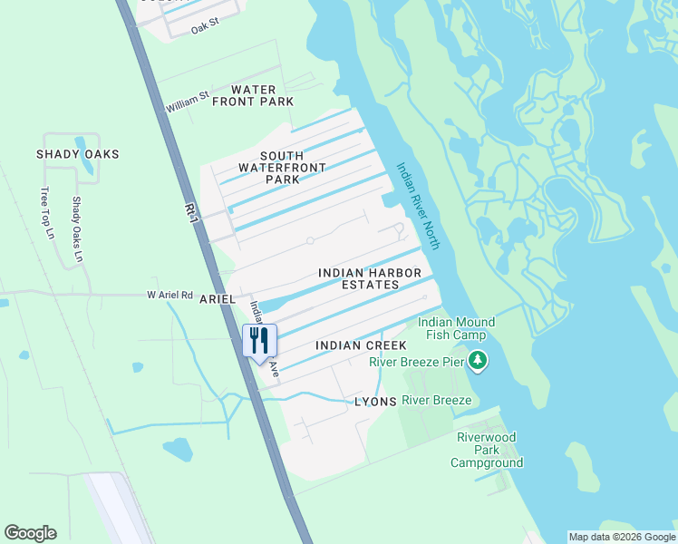 map of restaurants, bars, coffee shops, grocery stores, and more near 217 East Ariel Road in Oak Hill