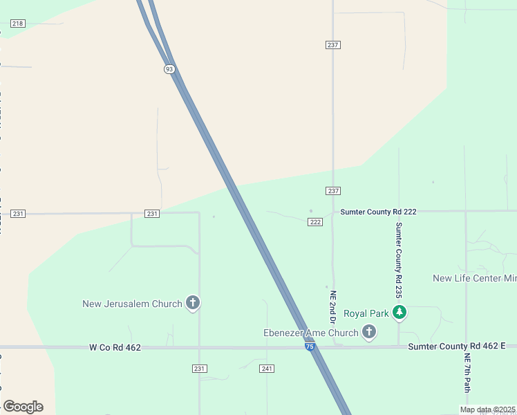 map of restaurants, bars, coffee shops, grocery stores, and more near 10 Northeast 99th Boulevard in Wildwood
