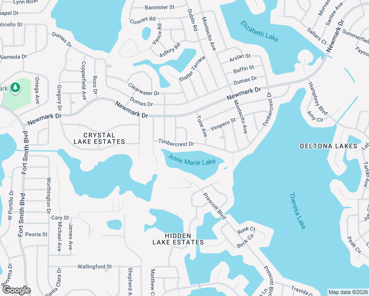 map of restaurants, bars, coffee shops, grocery stores, and more near 2341 Timbercrest Drive in Deltona