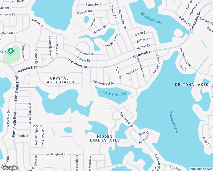 map of restaurants, bars, coffee shops, grocery stores, and more near 2341 Timbercrest Drive in Deltona