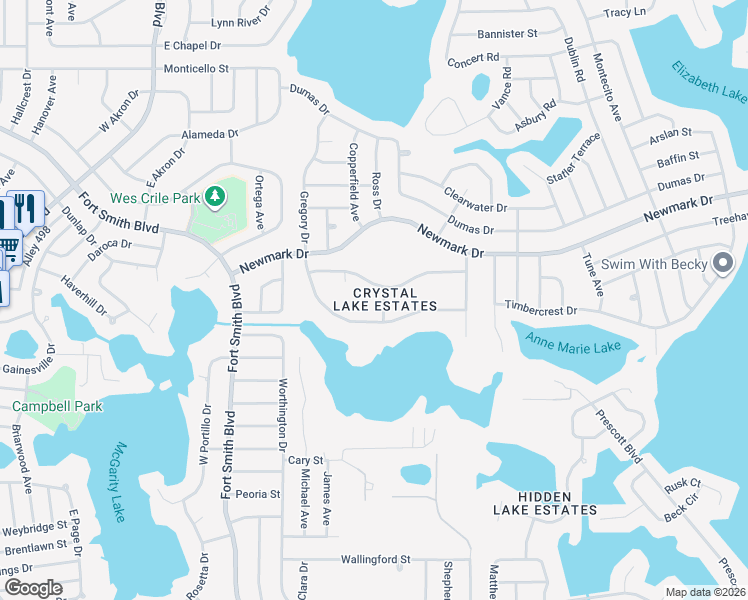 map of restaurants, bars, coffee shops, grocery stores, and more near 1420 Estate Drive in Deltona