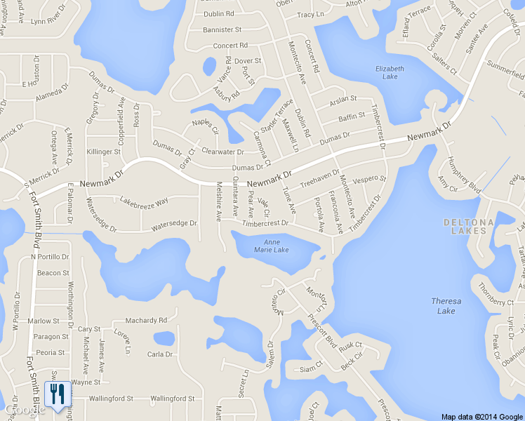 map of restaurants, bars, coffee shops, grocery stores, and more near 1424 Vale Circle in Deltona