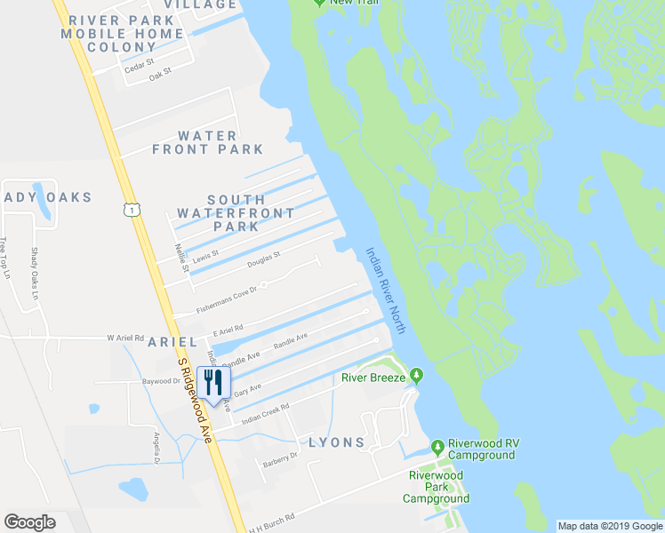 map of restaurants, bars, coffee shops, grocery stores, and more near 4699 Bayfield Harbor Lane in Edgewater