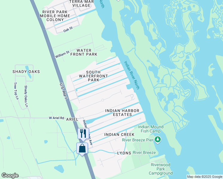 map of restaurants, bars, coffee shops, grocery stores, and more near 173 Douglas Street in Edgewater