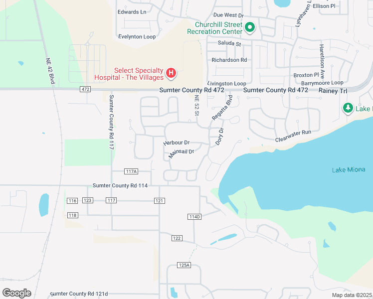 map of restaurants, bars, coffee shops, grocery stores, and more near 5099 Harbour Drive in Oxford