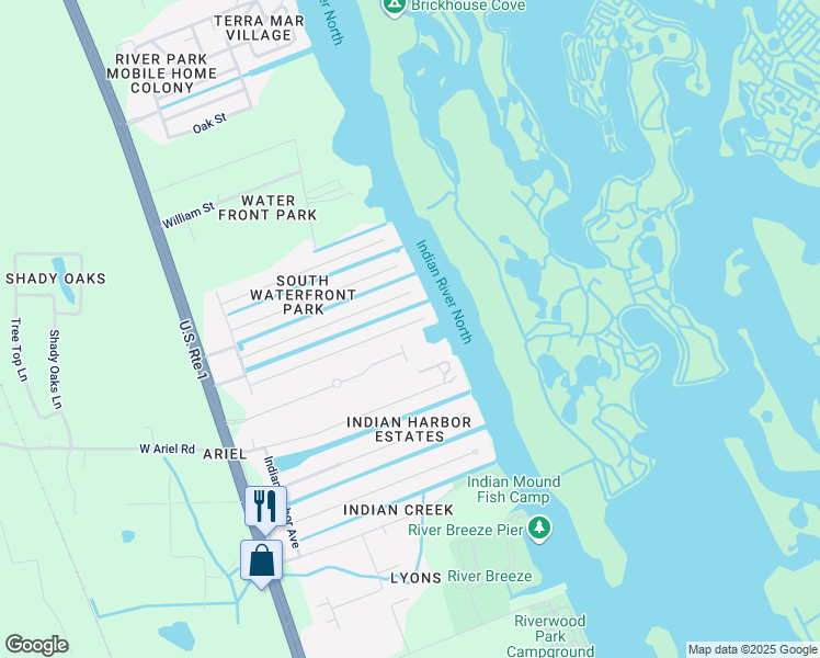 map of restaurants, bars, coffee shops, grocery stores, and more near 190 Douglas Street in Edgewater
