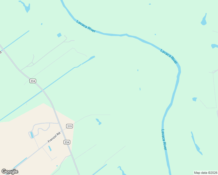 map of restaurants, bars, coffee shops, grocery stores, and more near Frenzel Road in Edna